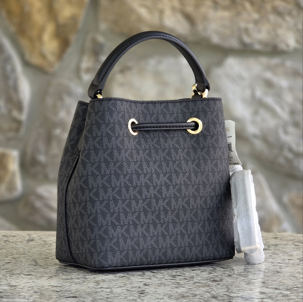 Michael Kors Suri Logo Small Black Crossbody - Picture 3 of 10